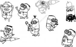 Despicable Me file .cdr and .dxf free vector download for printers or laser engraving machines