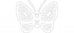 Butterfly file .cdr and .dxf free vector download for printers or laser engraving machines