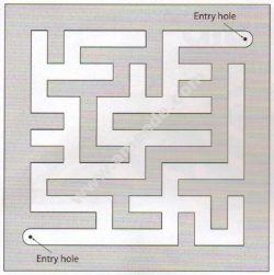 maze matrix file .cdr and .dxf free vector download for Laser cut plasma