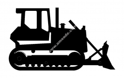 BULLDOZE file cdr and dxf free vector download for Laser cut plasma