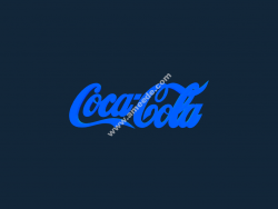 Coca Cola Logo file 3d .stl and .bmp free vector download for CNC