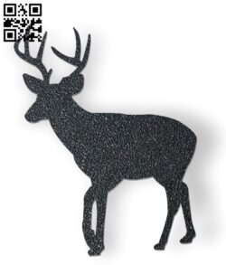 Deer CU362 file cdr and dxf free vector download for Laser cut cnc