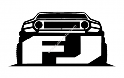 FJ Cruiser file cdr and dxf free vector download for Laser cut plasma