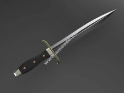 Combat Dagger file 3d .stl and .bmp free vector download for CNC