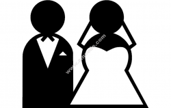 Bride and Groom Clipart