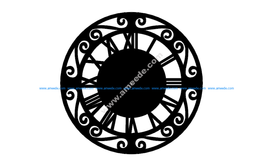 Roman Numerall Clock