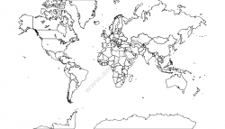 World map detailed