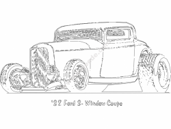 32 Ford 3 window Coupe