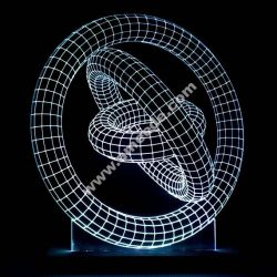 3D illusion Gyroscope Acrylic Leds Sign