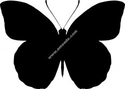 Butterfly Silhouette Vector Art