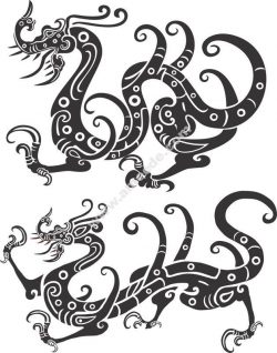 Chinese New Year Golden Dragon Vector