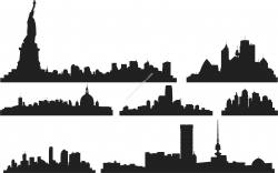 City Skylines Vector