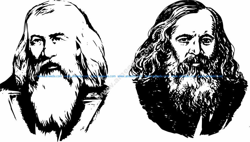 Dmitri Mendeleev Vector