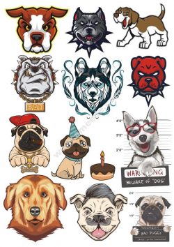 Dogs Vector Set