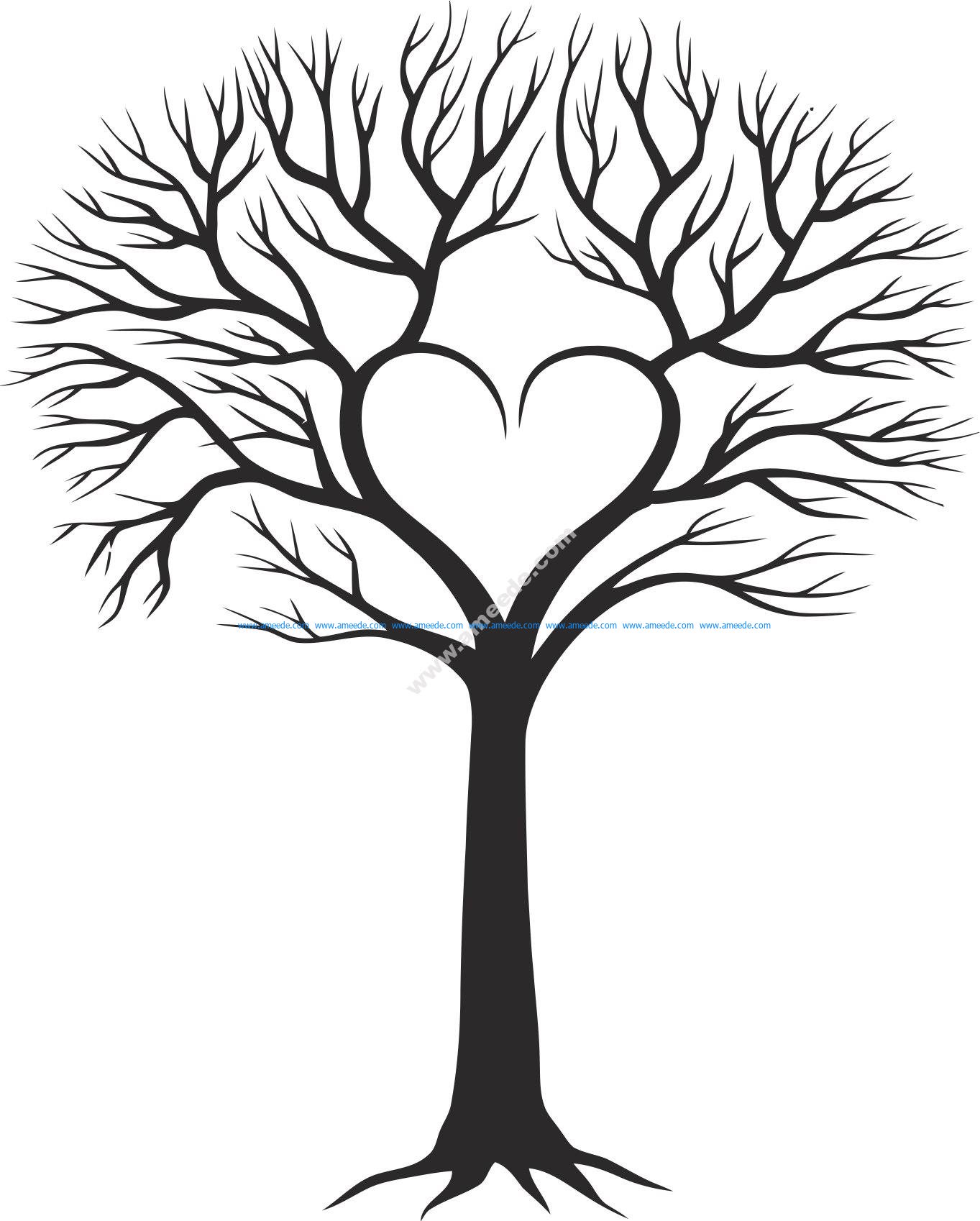 Family Tree With Heart