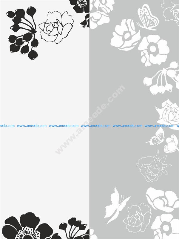 Flower Sandblast Pattern
