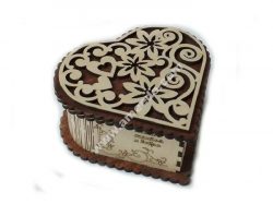 Heart Shaped Gift Box Plan for CNC Router Laser Cut