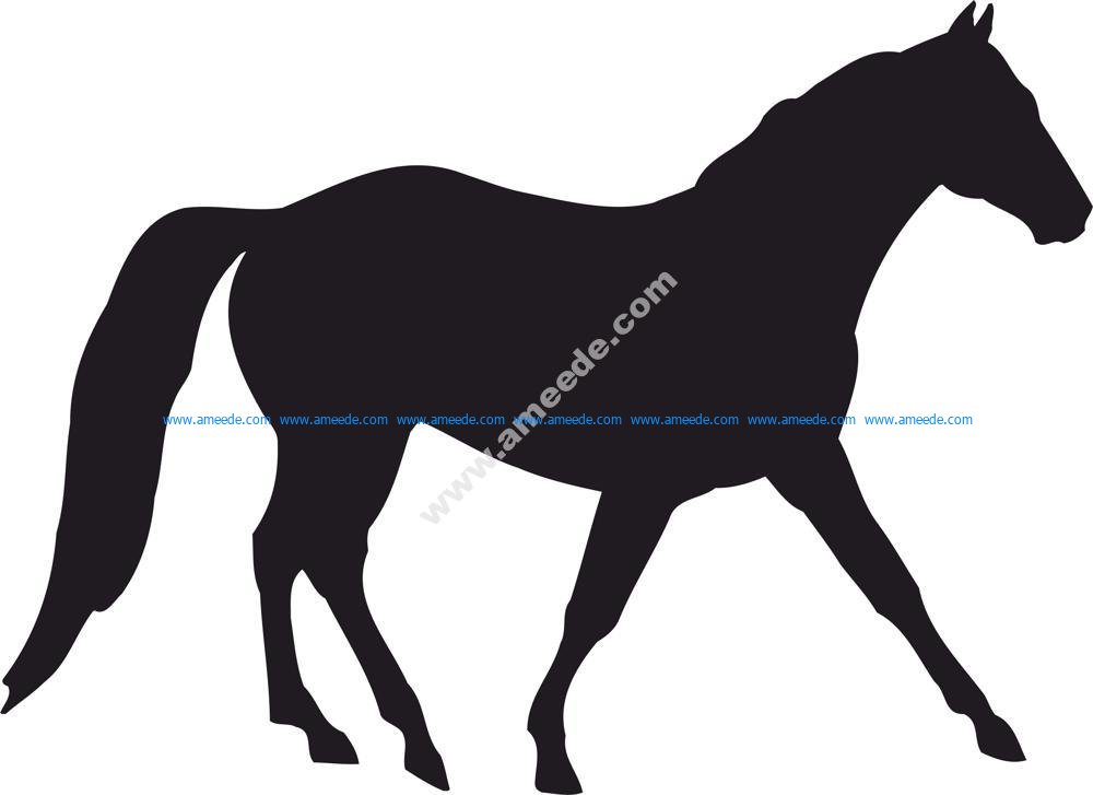 Horse Silhouette Vector