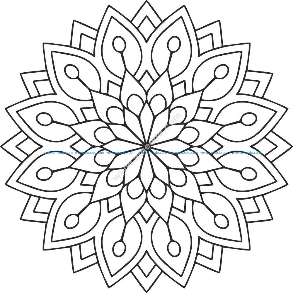 Mandala Des Flower