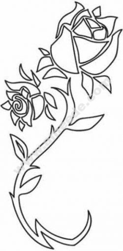 Rose Flower Abstract Design