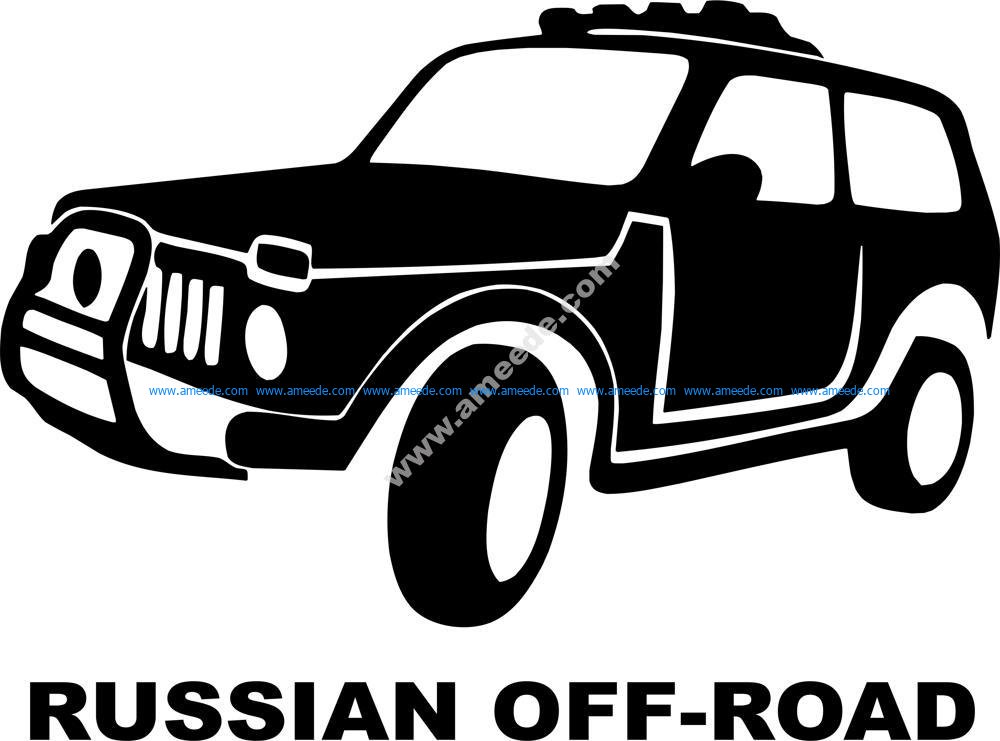 Russian Off Road Sticker