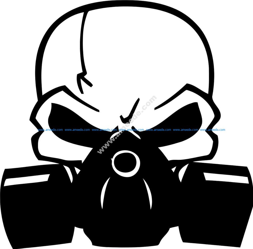 Scull Decal