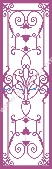 Wrought Iron Grille Pattern