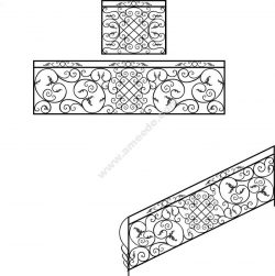 Wrought Iron Stair Railing Design