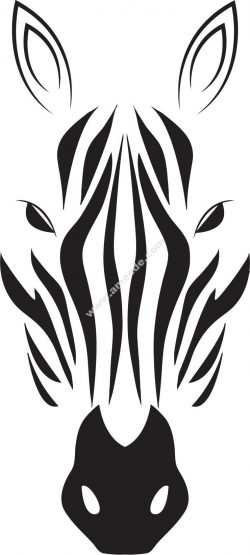 Zebra Head Vector