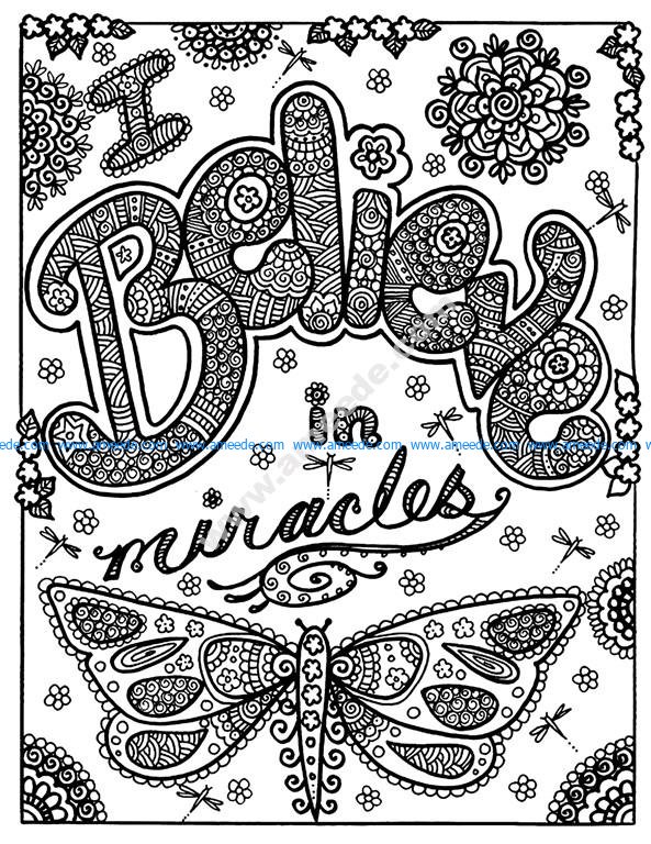 Believe miracles papillon adult