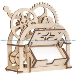 Card holder Mechanical 3D wooden puzzle Box 4 Mm