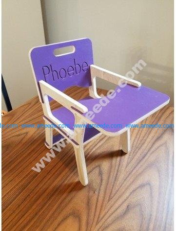 Children’s Chair 9mm Vector plan
