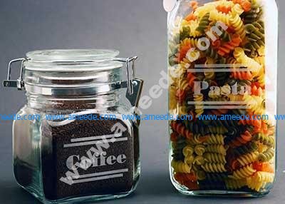 Laser Engraving Glass Canisters