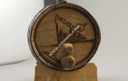 Laser Engraving Wooden Whisky Barrels