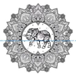 Mandala elephant 123rf