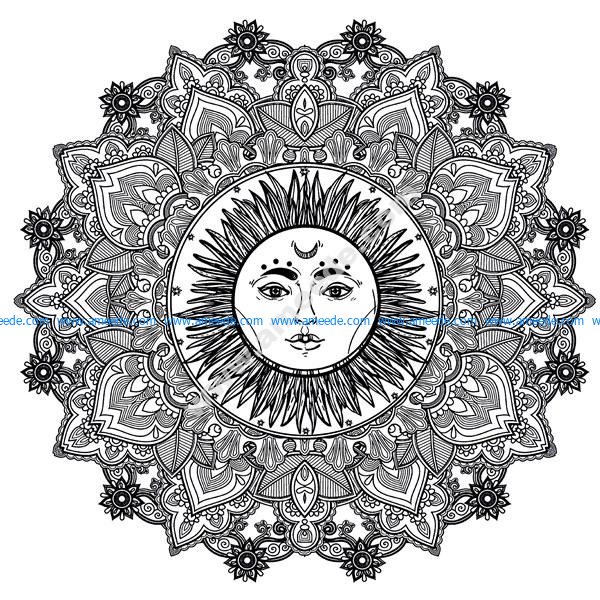 Mandala soleil 123rf