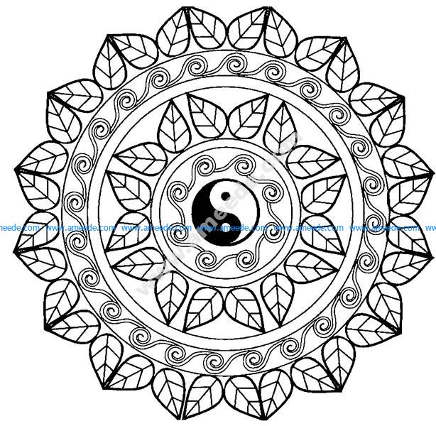 Mandala yin yang
