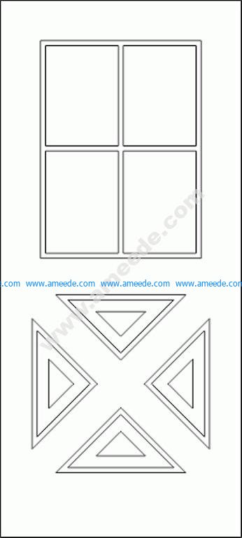 Modern Door CAD Block