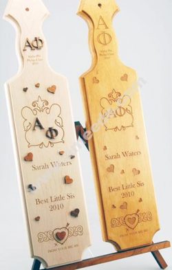 Sorority and Fraternity Paddle Engraving