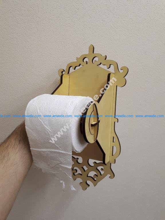 Toilet Paper Holder Laser cut