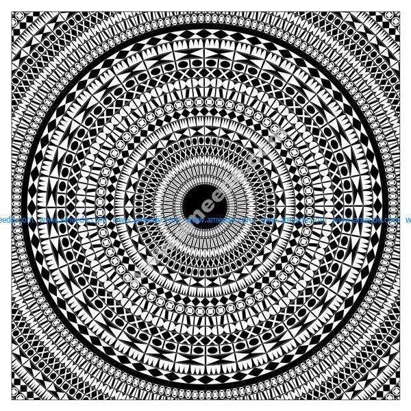 Un Mandala complexe et hypnotisant par Dukepope