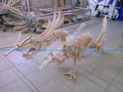 Wooden Dinosaur 3D Puzzle