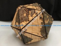 Dymaxion Map (Fuller Projection) in 3D