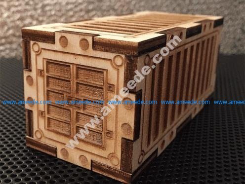 Laser Cut Container for Wargaming