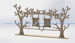 Laser Cut Tree Frame