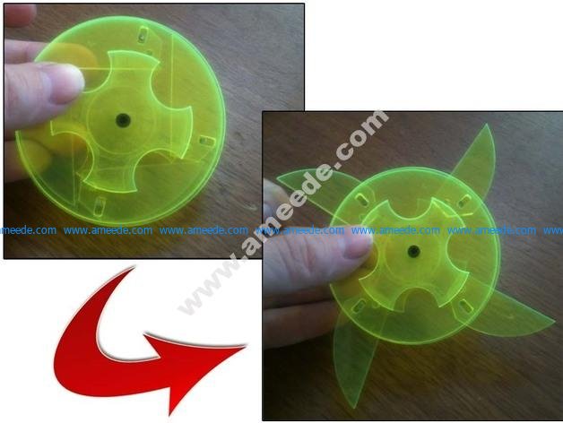 Laser cut ninja toy