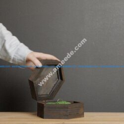 Laser cut wood box