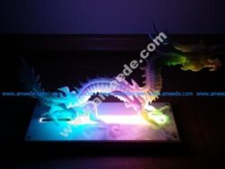 LaserCut – 3D puzzle dragon