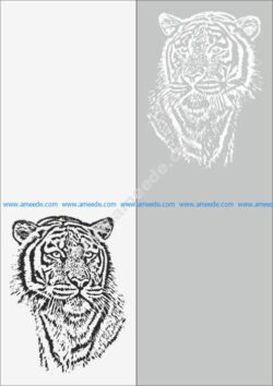 Sandblast Pattern Tiger