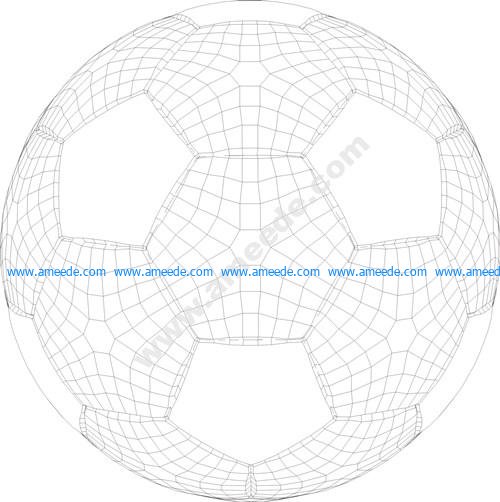 Ball 3d illusion vector file